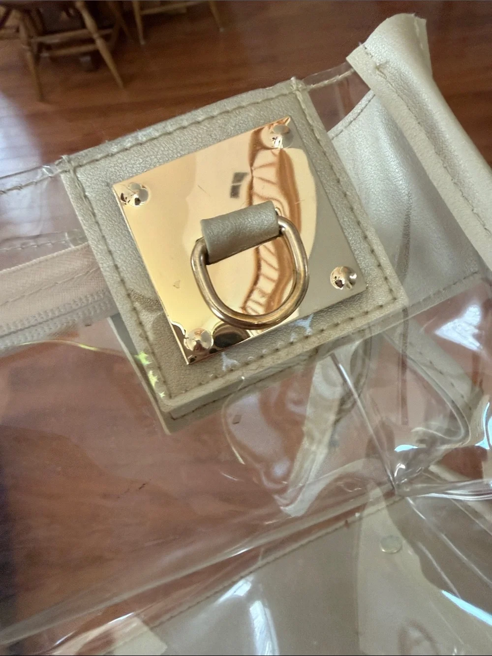 Clear concert/event crossbody bag